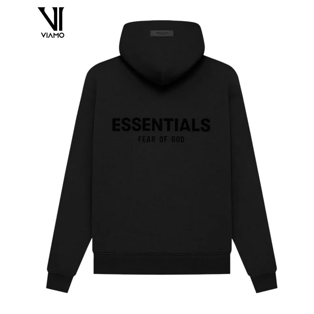 Fear Of God Essentials Stretch Limo Black Hoodie