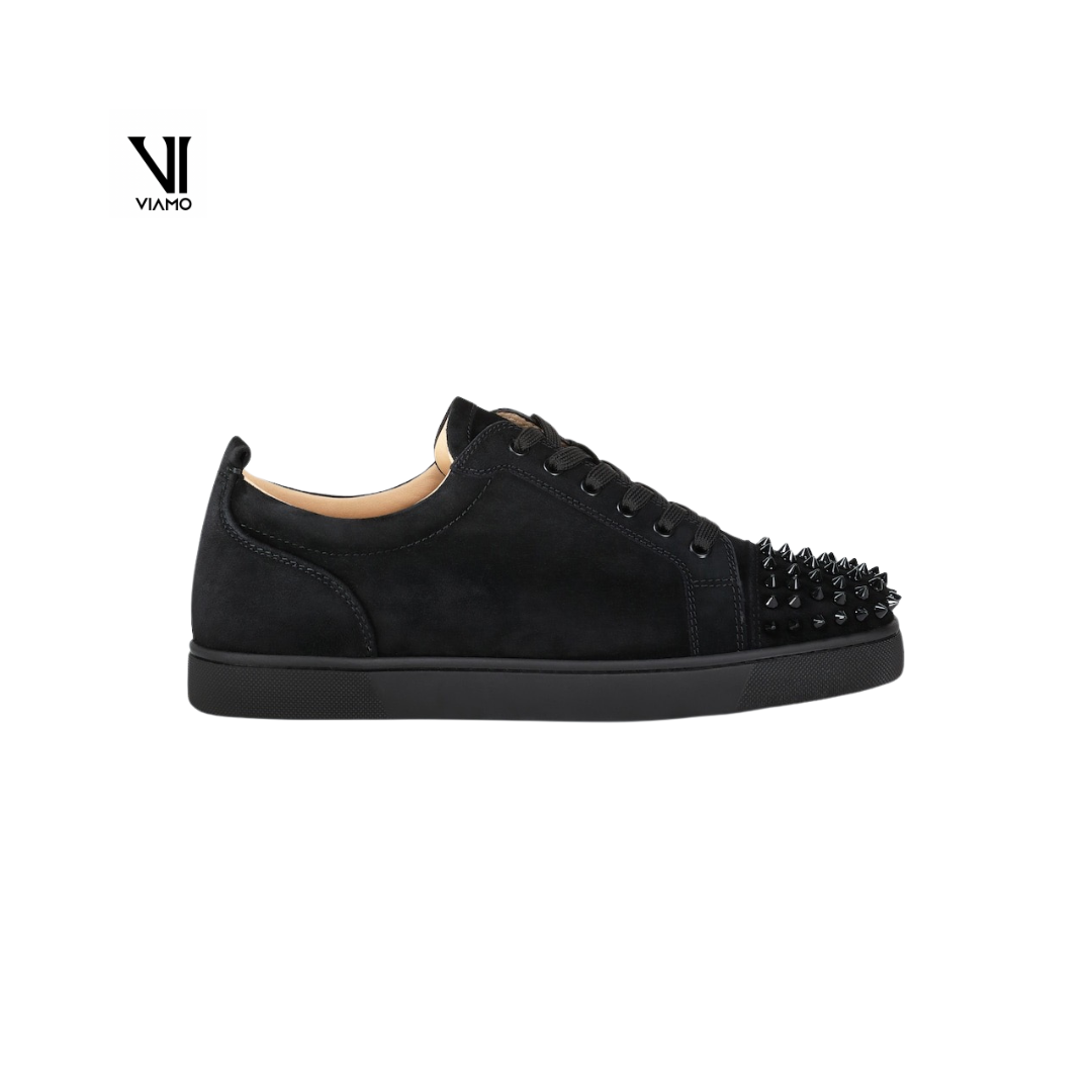 Christian Louboutin  Louis Junior Spikes leather sneakers