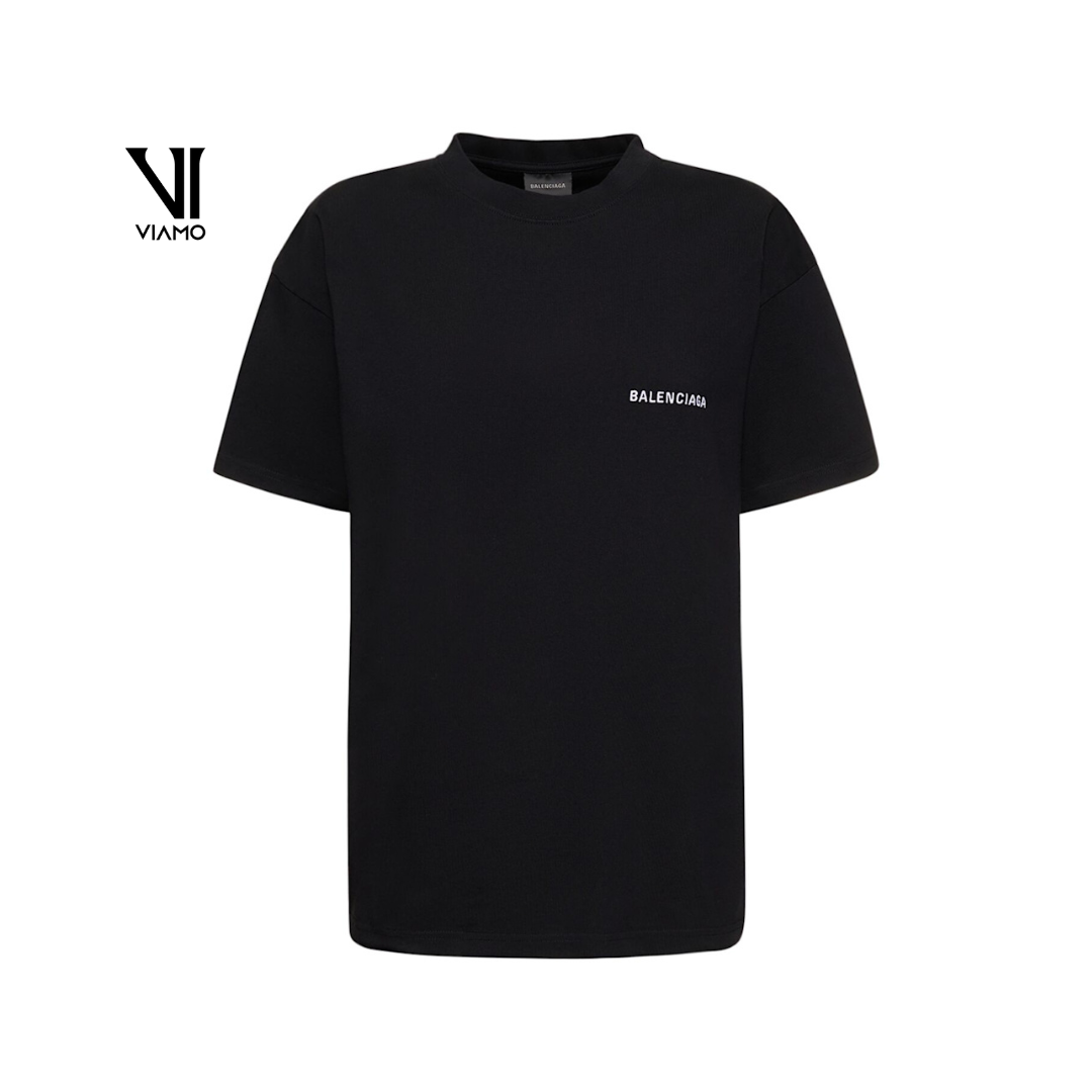 Balenciaga T-shirt Black/White Logo