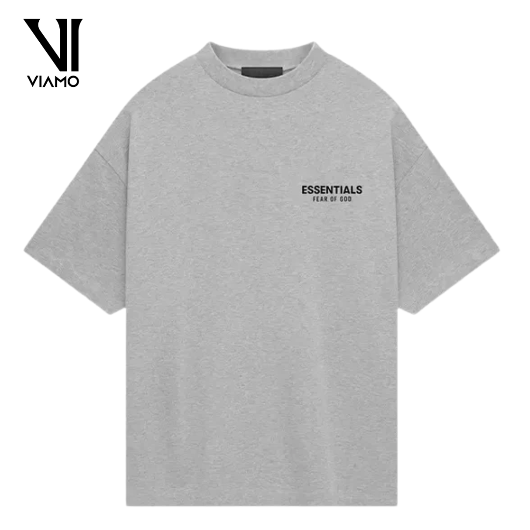 Fear of God Essentials Tee (FW24) – Light Heather Grey