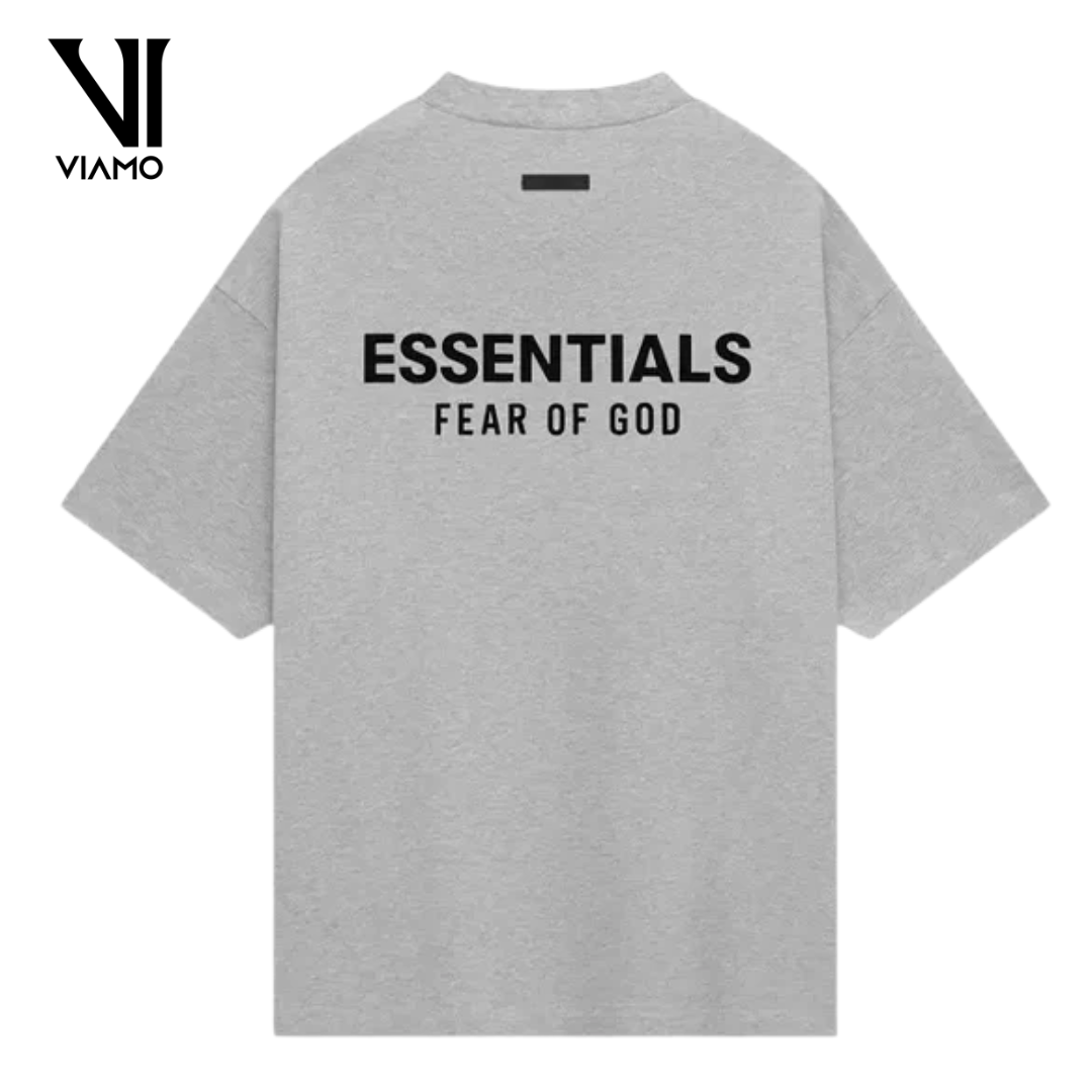 Fear of God Essentials Tee (FW24) – Light Heather Grey
