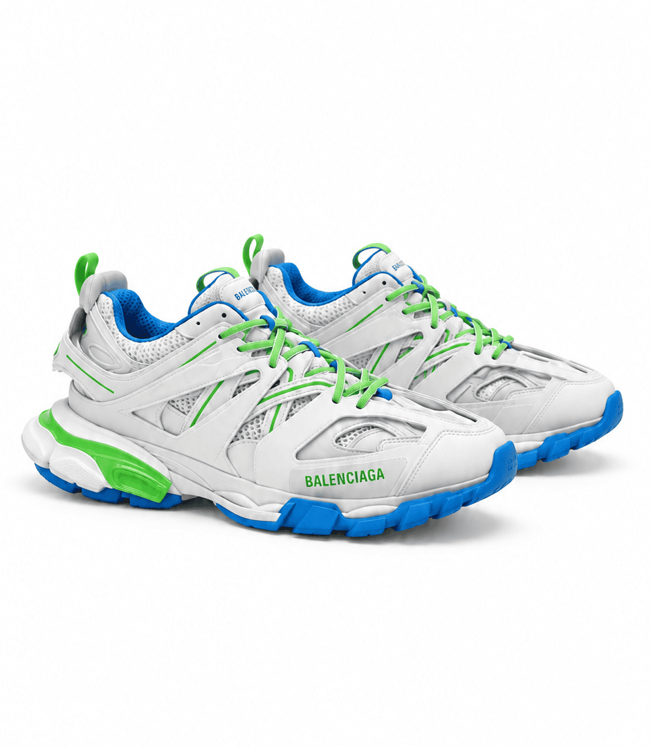 Balenciaga Track White Blue Green