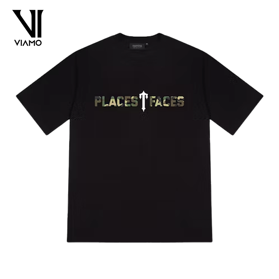 Trapstar x Places + Faces 2.0 Tee Black/Camo