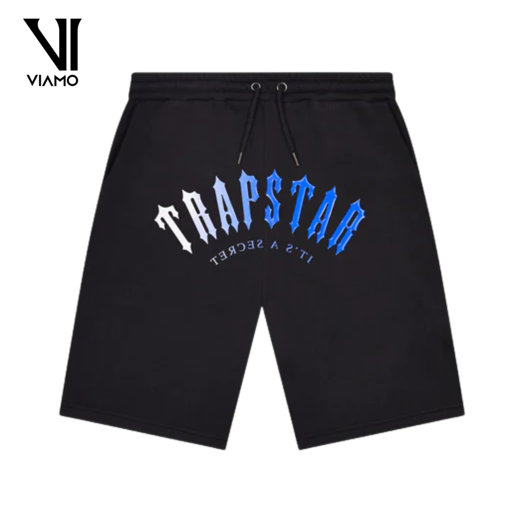 Trapstar Gel Shorts Black/Blue