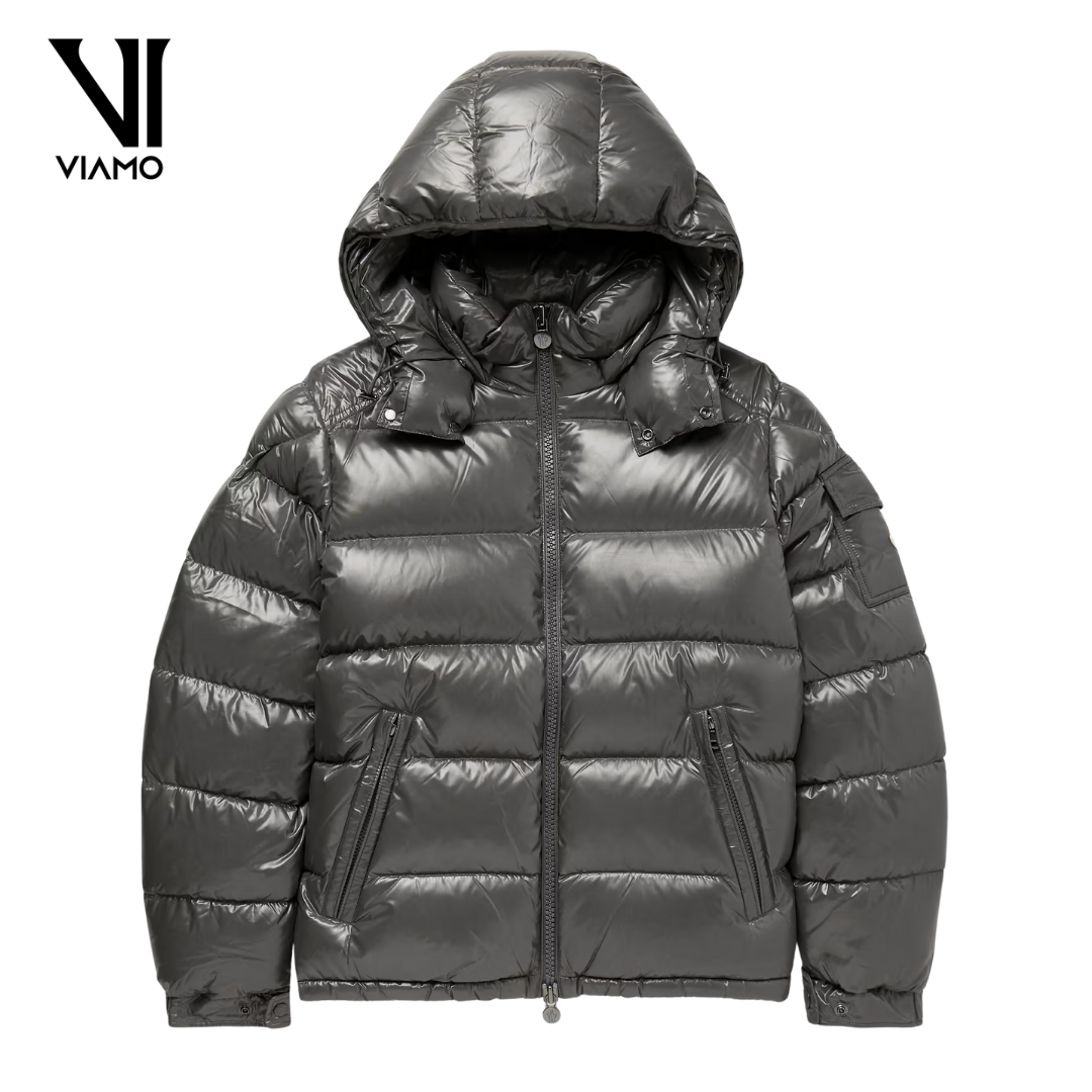 Moncler – Maya Logo-Appliquéd Quilted Nylon Hooded Down Jacket