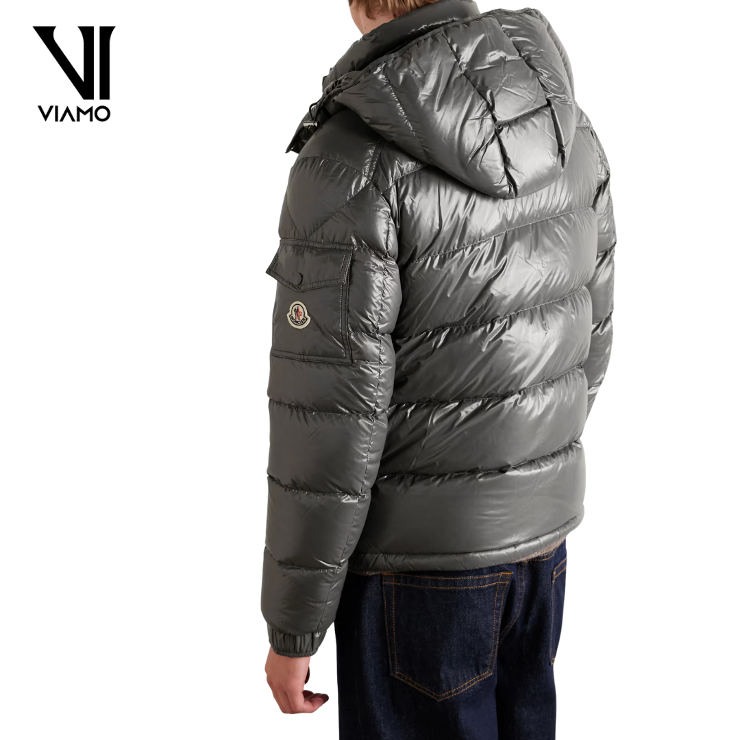 Moncler – Maya Logo-Appliquéd Quilted Nylon Hooded Down Jacket