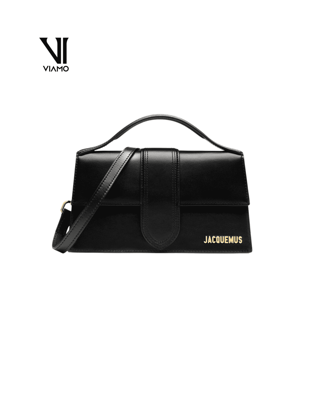 Jαcquemus czarna torebka „The large Bambino”