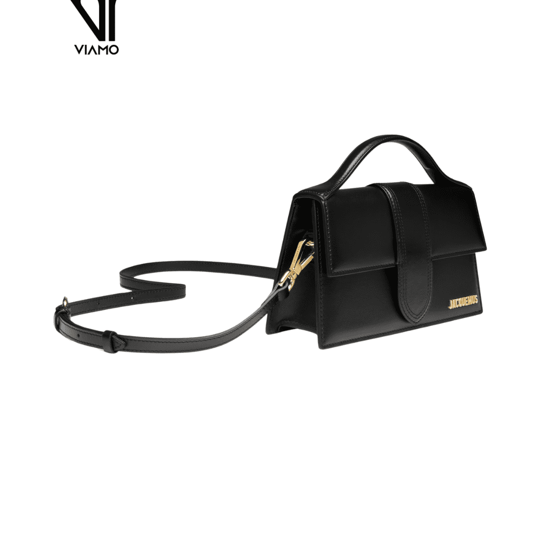 Jαcquemus czarna torebka „The large Bambino”