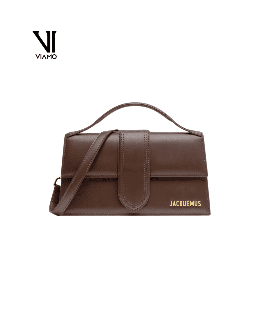 Jacquemus torebka brązowa „The Large Bambino”