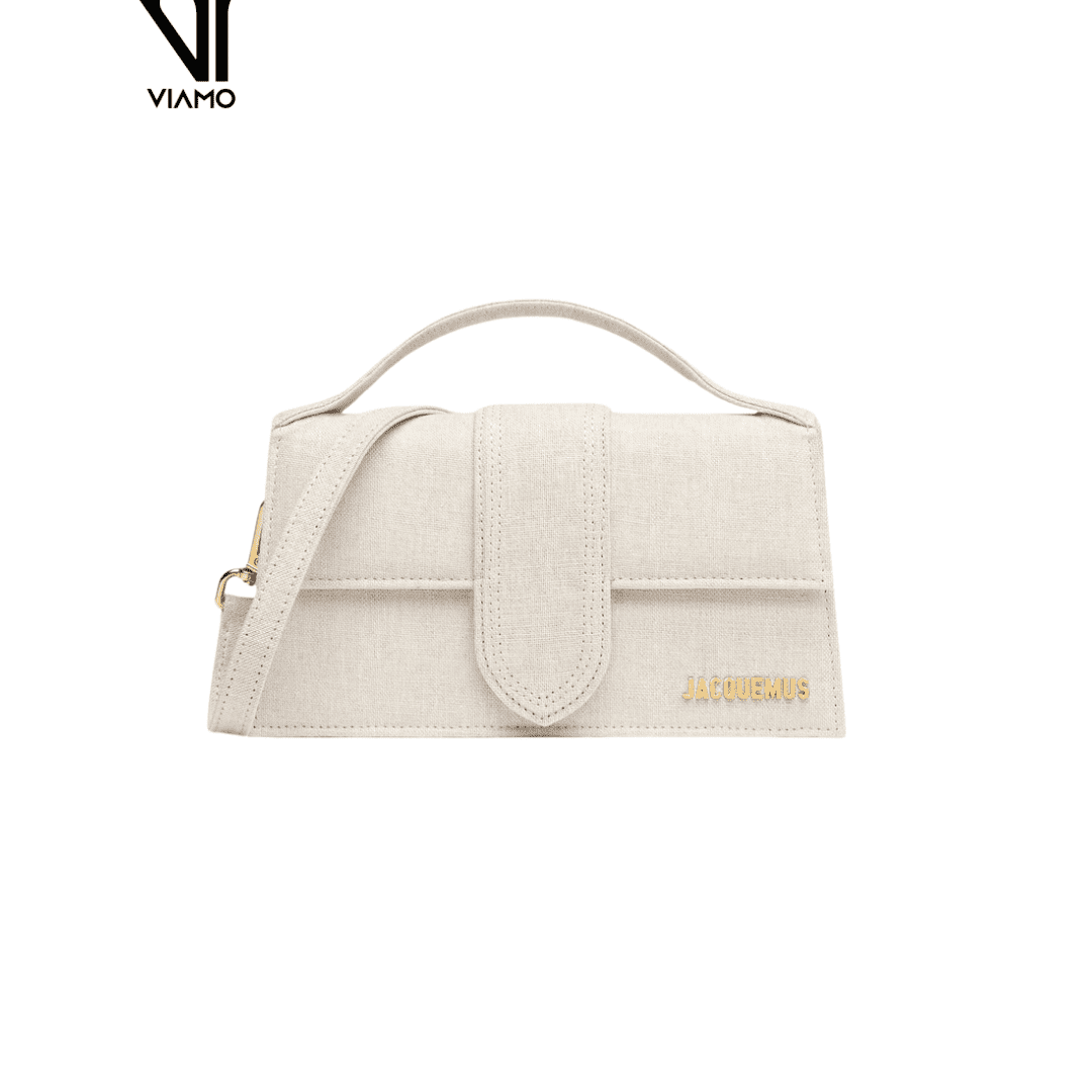 Jacquemus torebka jasnoszara „The Large Bambino”