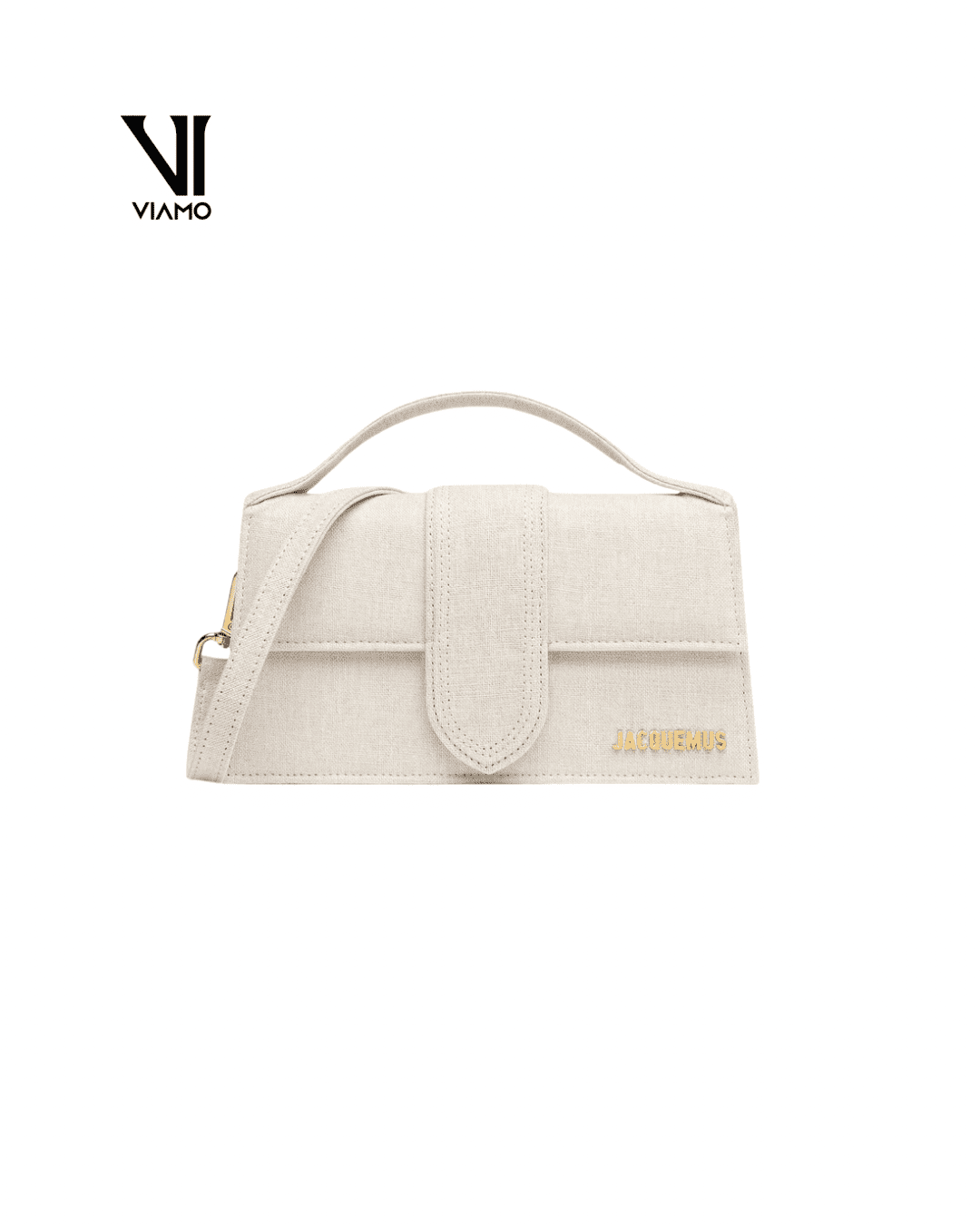 Jacquemus torebka jasnoszara „The Large Bambino”