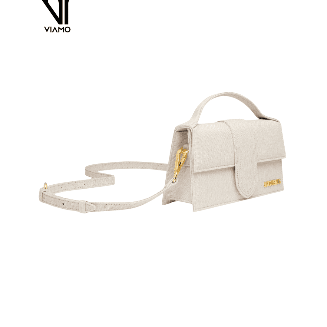 Jacquemus torebka jasnoszara „The Large Bambino”