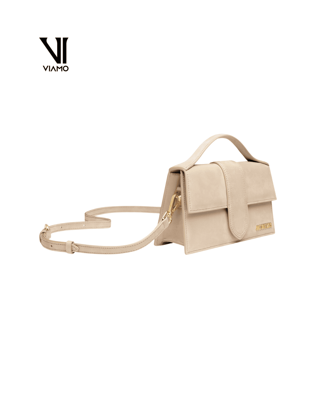 Jacquemus torebka ciemnobeżowa „The Large Bambino” - obrazek 2