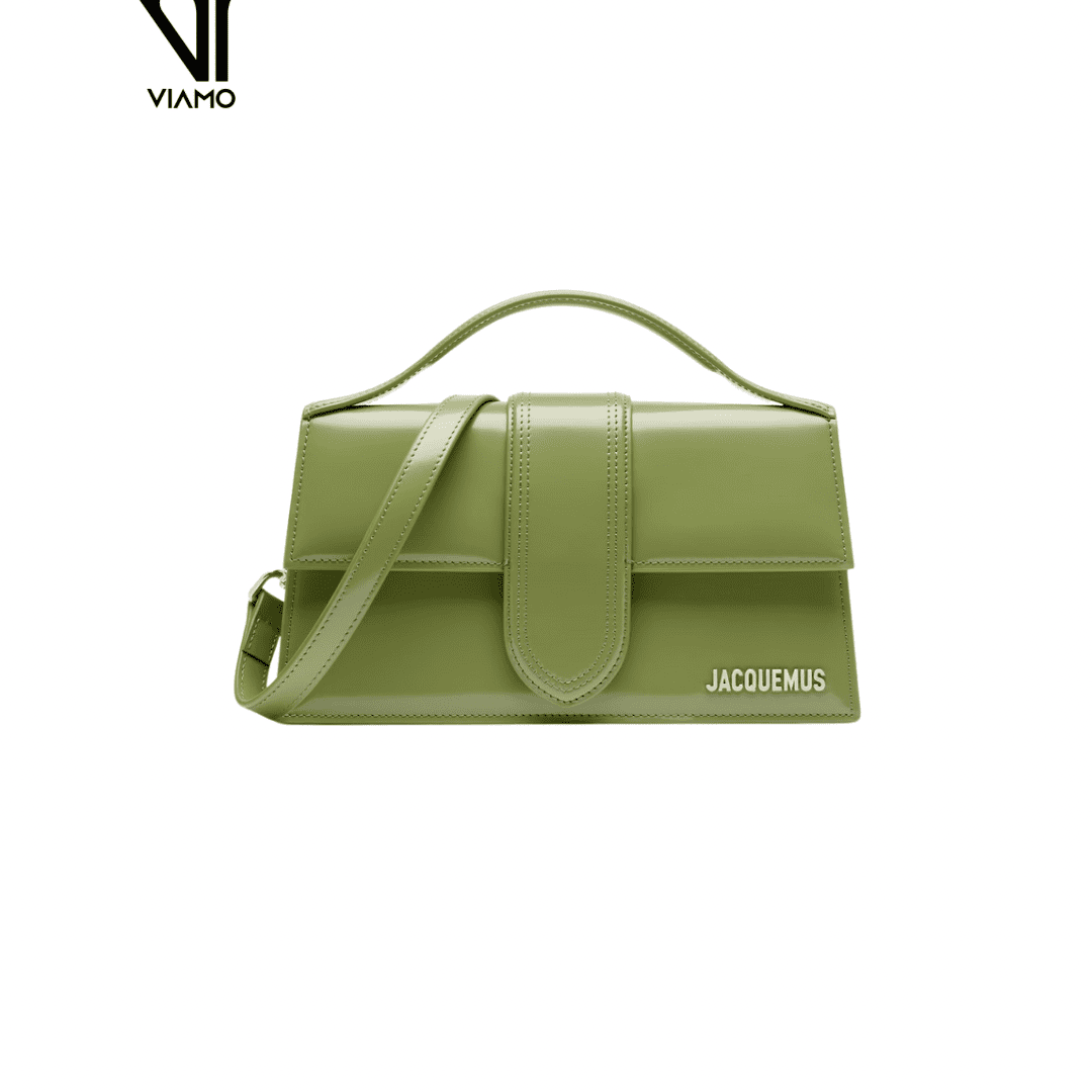 Jacquemus torebka zielona „The Large Bambino”