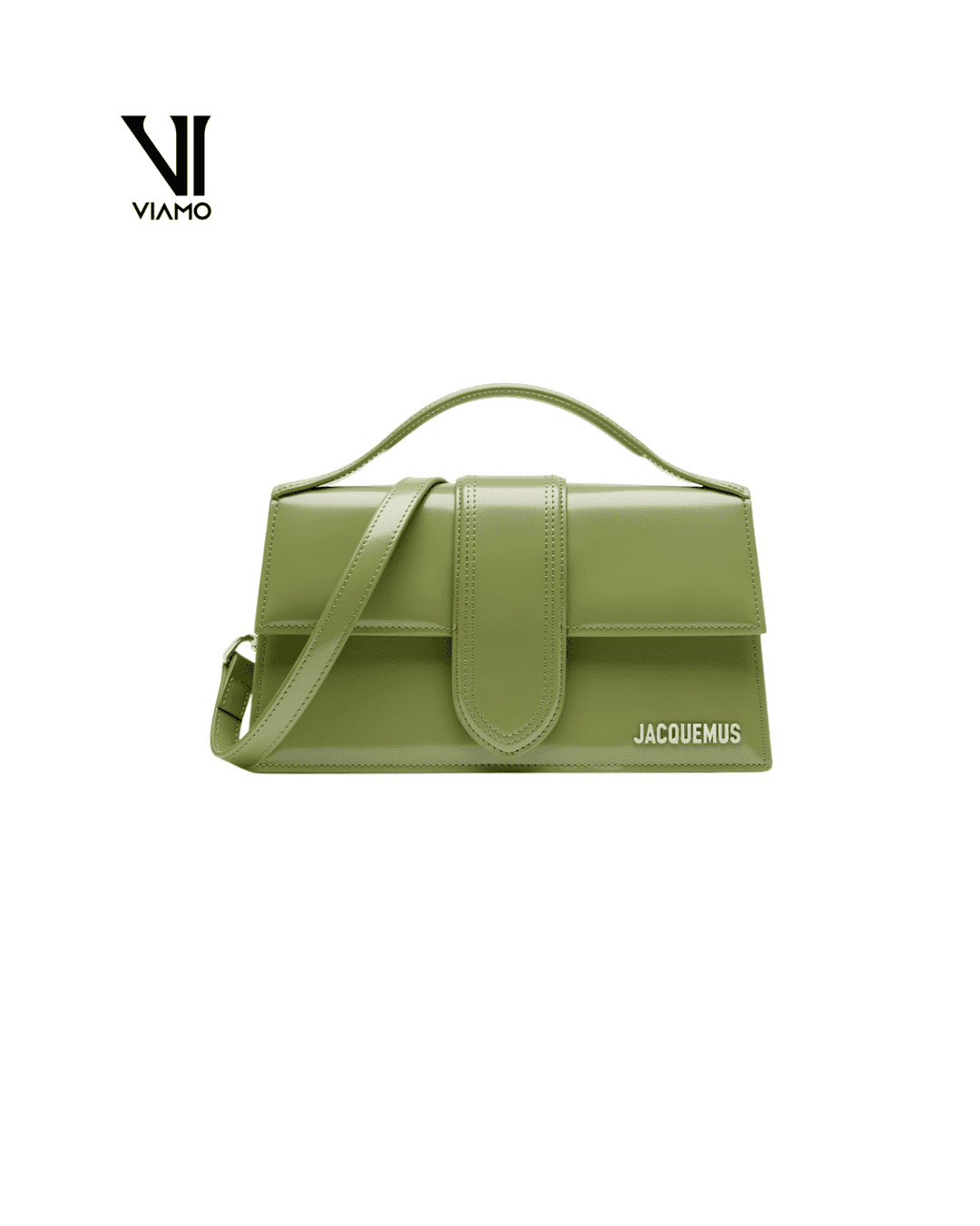 Jacquemus torebka zielona „The Large Bambino”