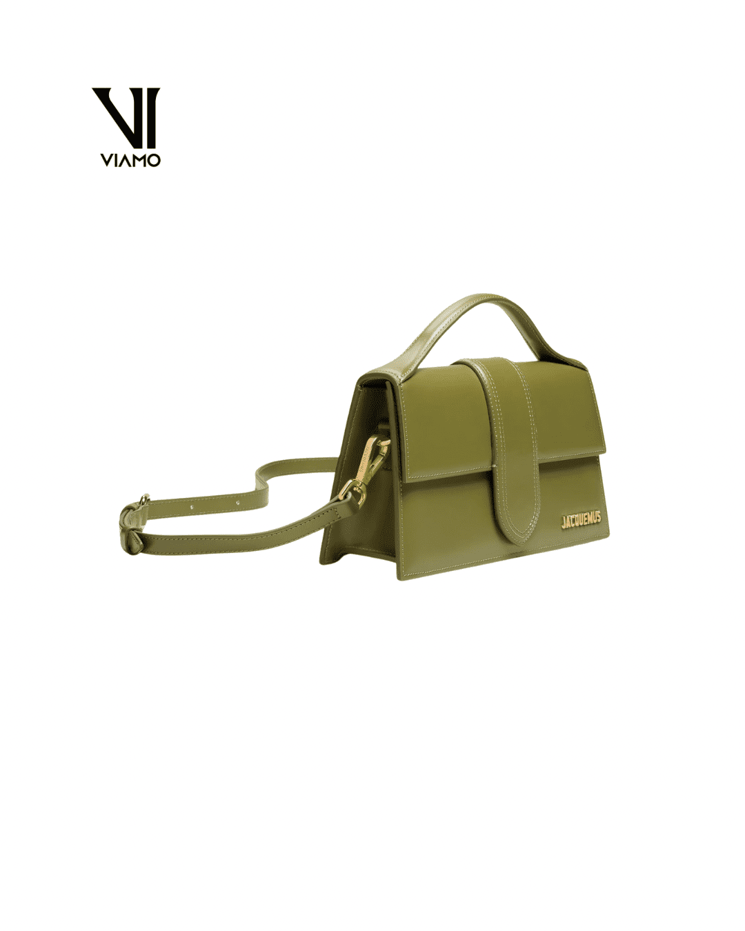 Jacquemus torebka khaki „The Large Bambino” - obrazek 2