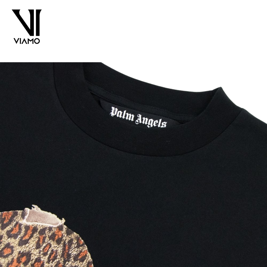 Palm Angels Leopard Bear Classic T-Shirt