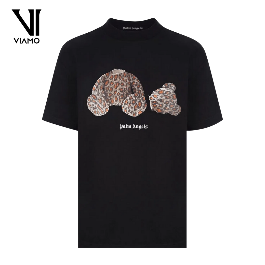 Palm Angels Leopard Bear Classic T-Shirt