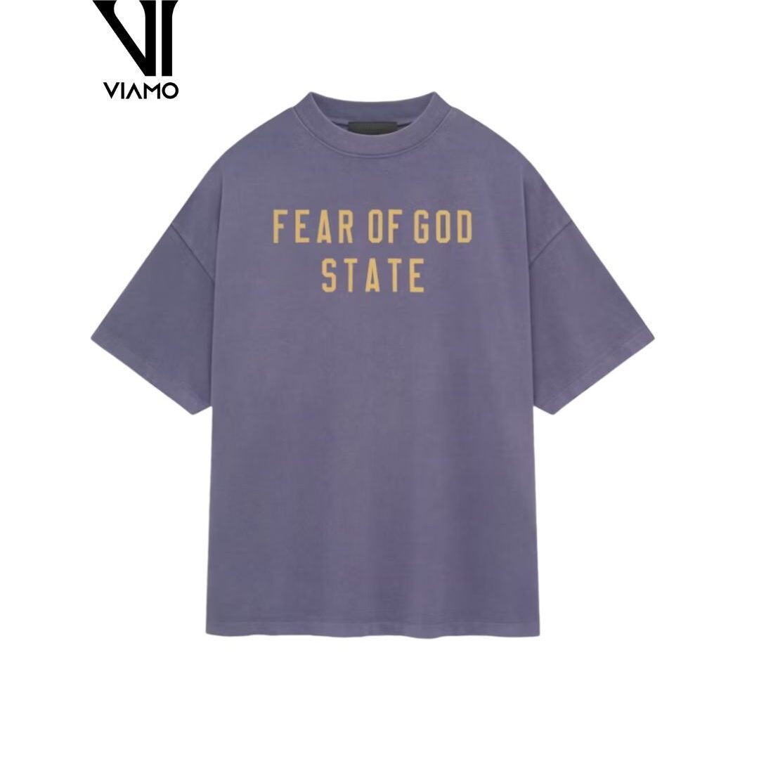 Koszulka Fear Of God Essentials Lavender