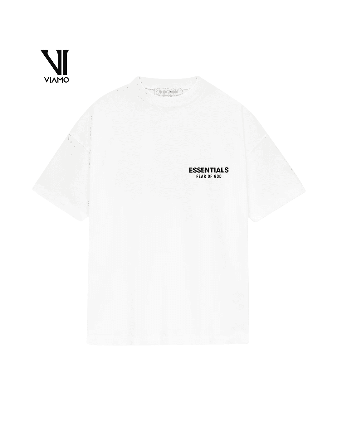 Fear of God Essentials Classic Fit T-Shirt w kolorze Bright White.