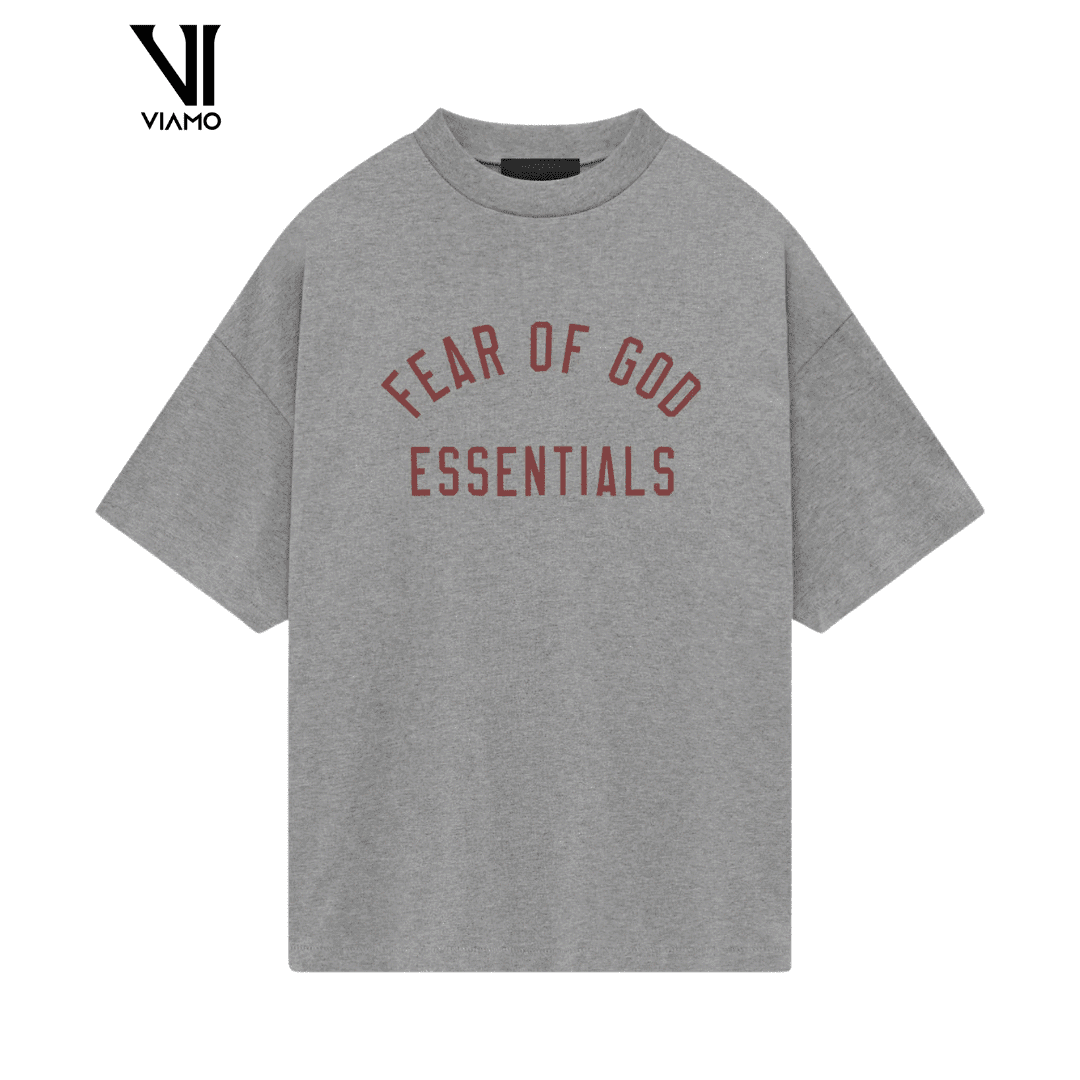 Fear of God Essentials Jersey Crewneck Tee Dark Heather