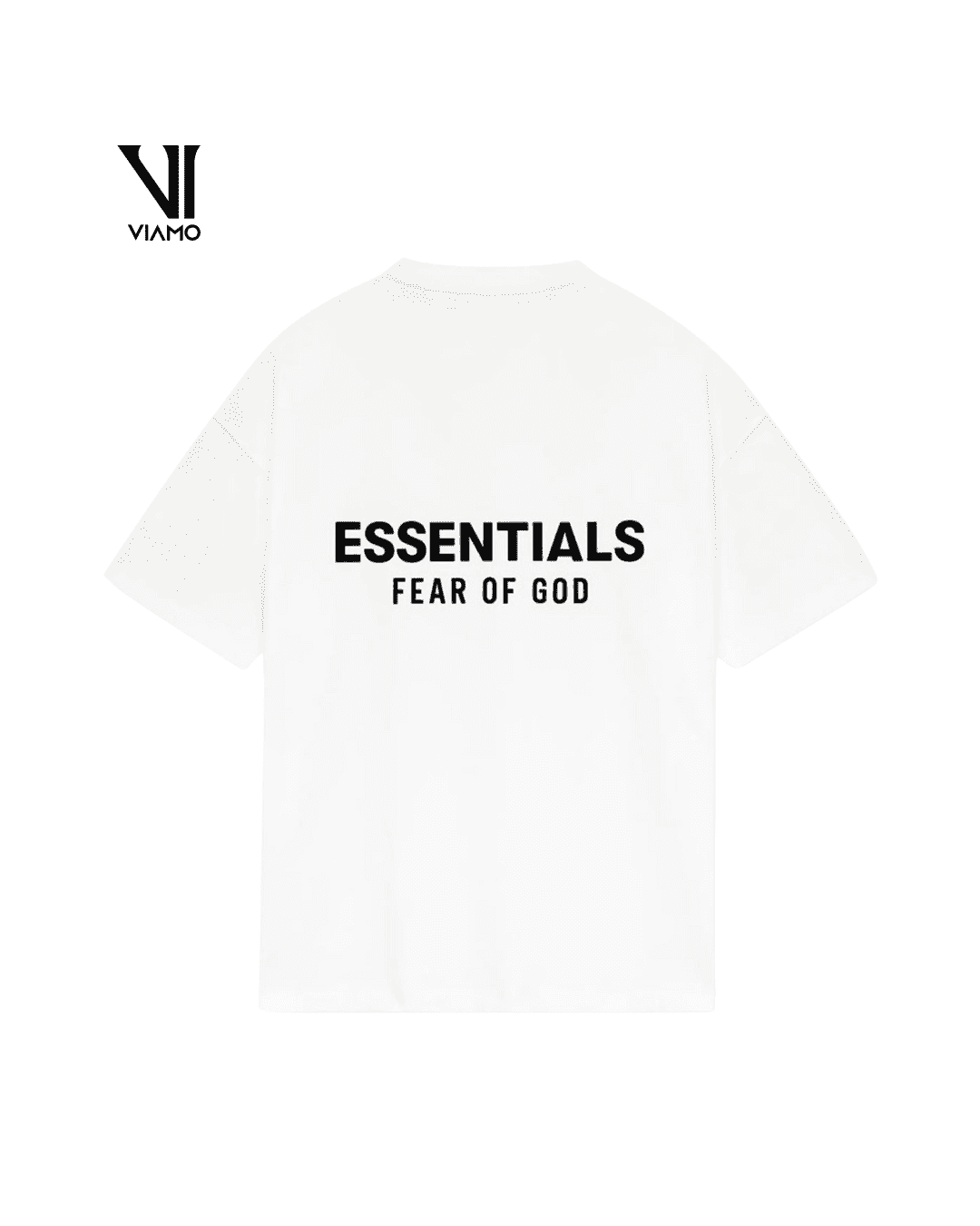 Fear of God Essentials Classic Fit T-Shirt w kolorze Bright White. - obrazek 2