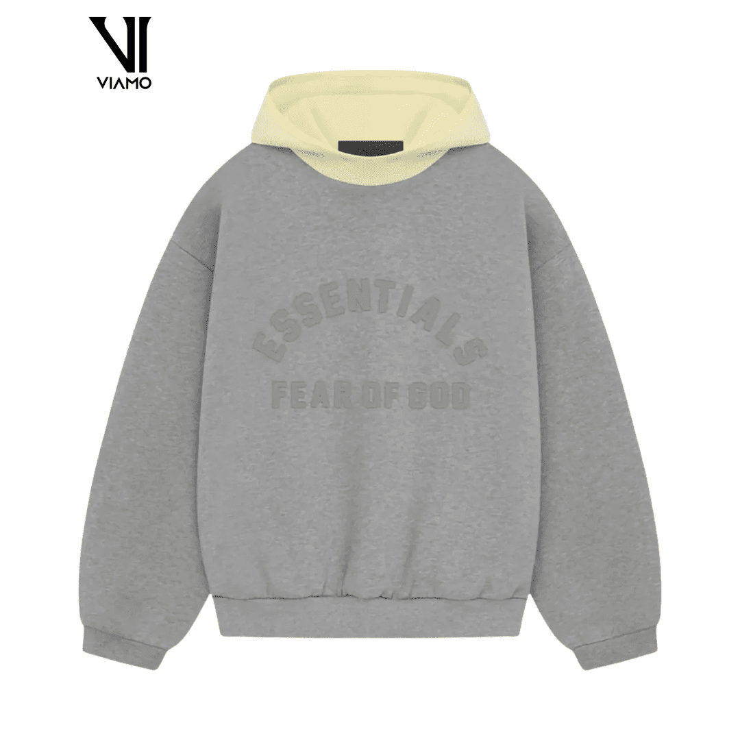 Fear OF God Essentials Bluza szaro-żółta 