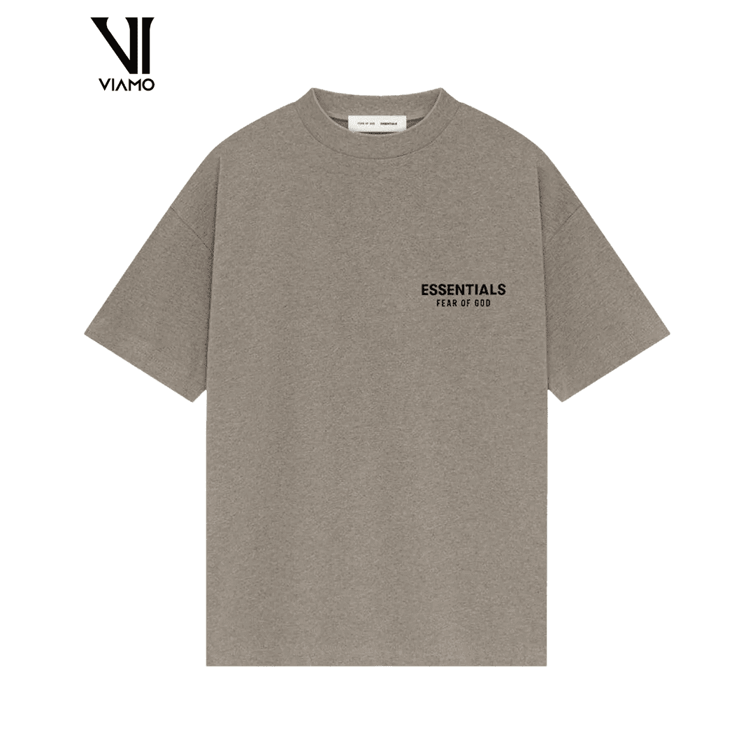 Fear Of God Essentials Koszulka beżowa 