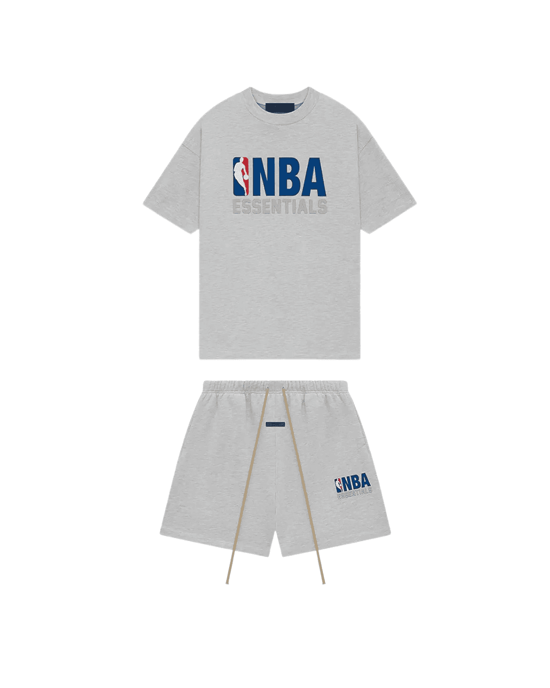 Komplet krótki Essentials NBA Grey