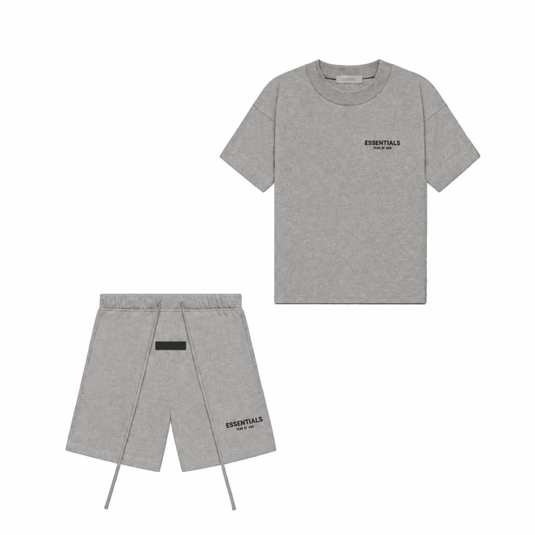 Komplet krótki Essentials Dark Grey