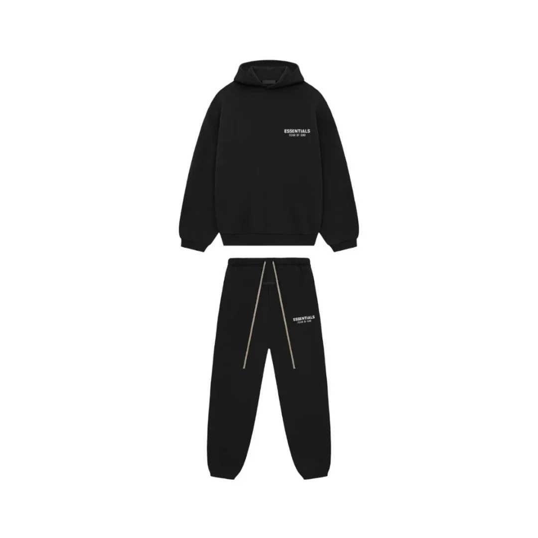 Komplet dresowy Essentials Fleece Black