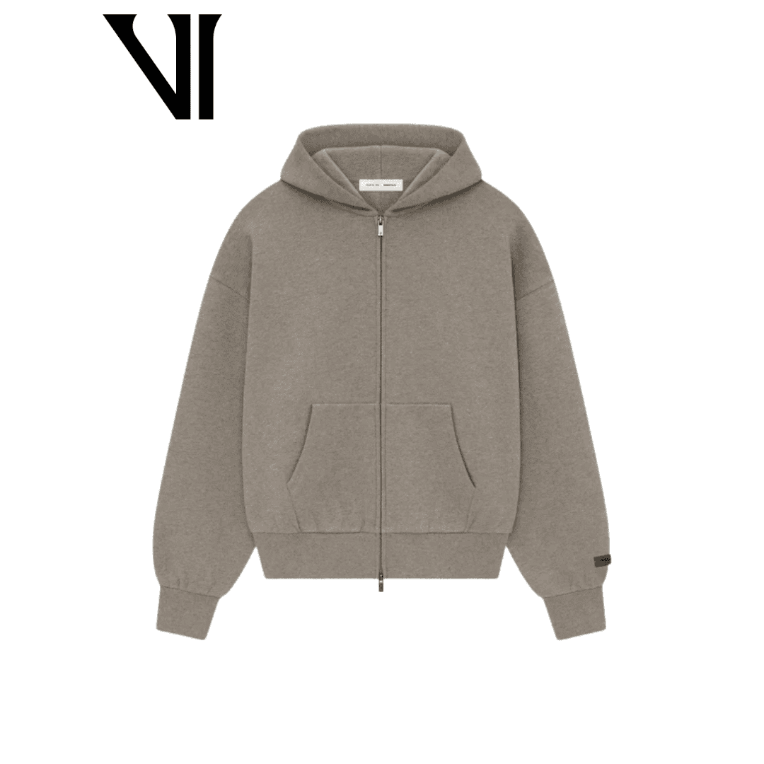 Fear of God Essentials Classic Zip-Up 'Homestead Heather'