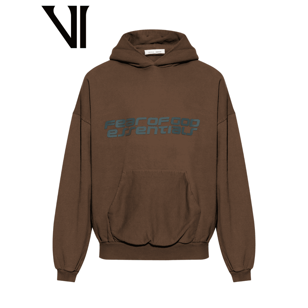 Essentials Fear of God 90’s Hoodie Brown