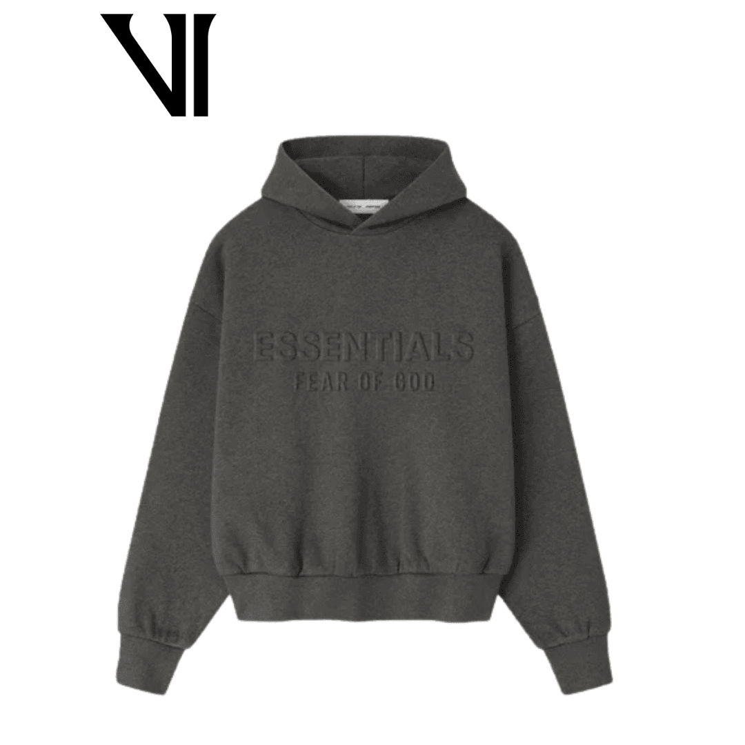 Essentials Fear Of God Dark Oatmeal Hoodie SS26