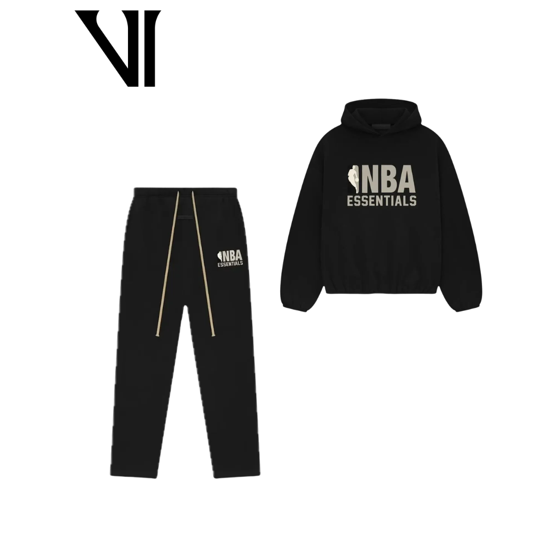 Komplet Fear of God Essentials NBA Black FW24